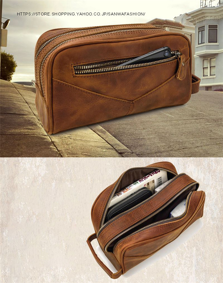 セカンドバッグ メンズ 本革 財布 クラッチバッグ メンズ バッグ 鞄 長