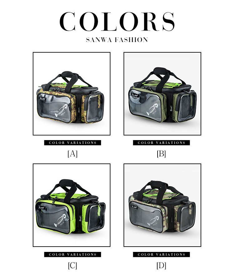 ルアーバッグ フィッシングバック コンパクト 釣りバッグ 防水 手提げ