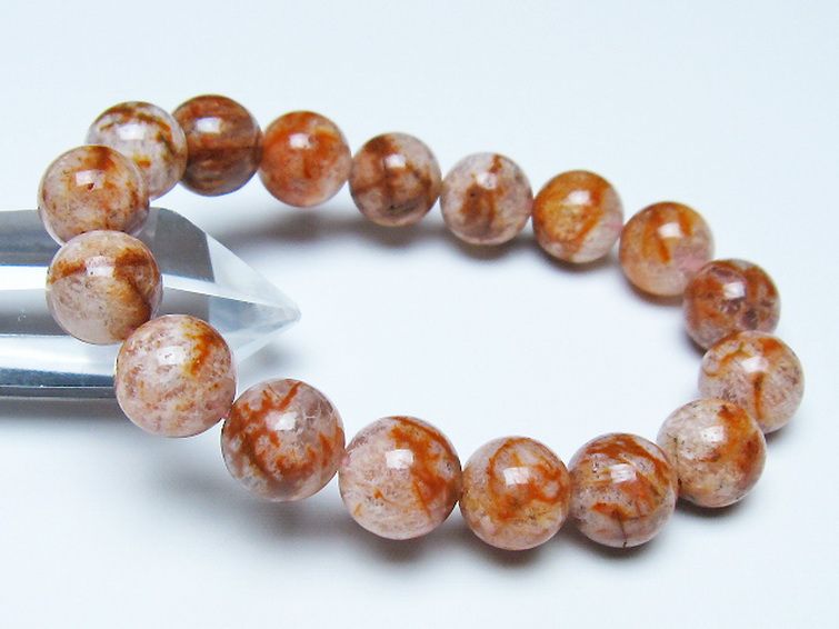 セリサイト イン クォーツ ブレスレット 12mm [t190-1825]