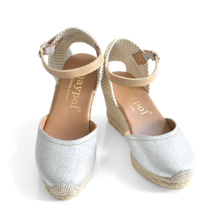 maypol エスパドリーユ サンダル 厚底 レディース ウェッジ ソール 7cm