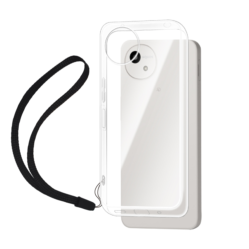 シズカウィル（shizukawill） AQUOS wish5 ケース クリア AQUOS wish4