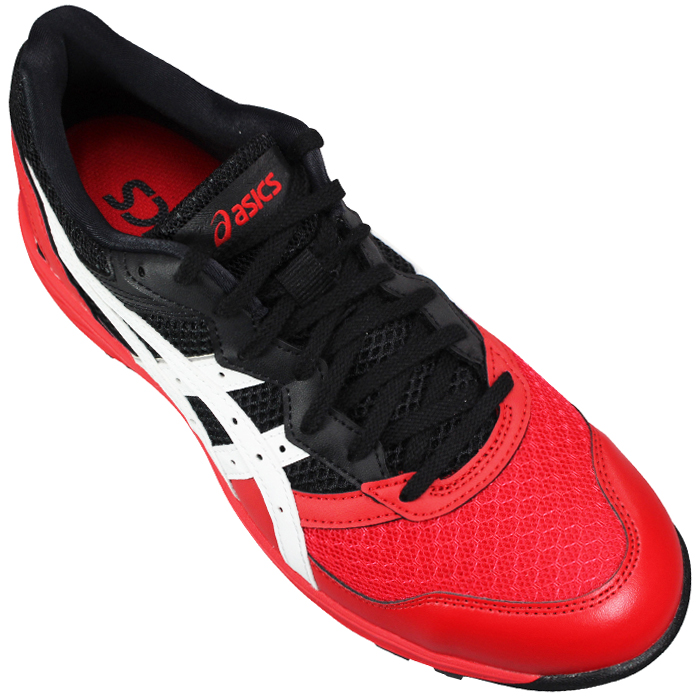 ウィンジョブ 安全靴 アシックス CP210 1273A006 レッド オレンジ 25.5