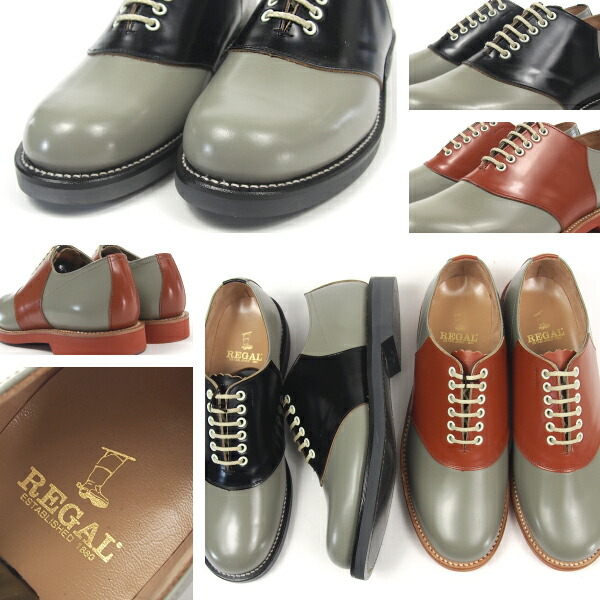 REGAL（リーガル） サドルオックスフォード メンズ 全2色 2051 大きい
