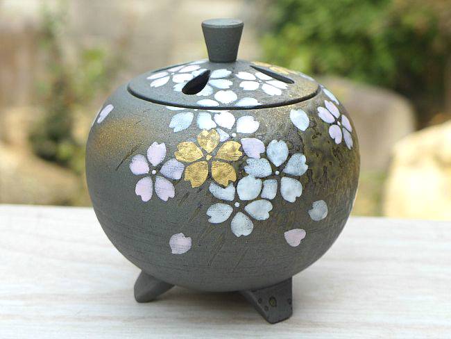 京焼 清水焼 雅桜香炉 花月 : 松韻堂 Yahoo!店 - 通販 - Yahoo