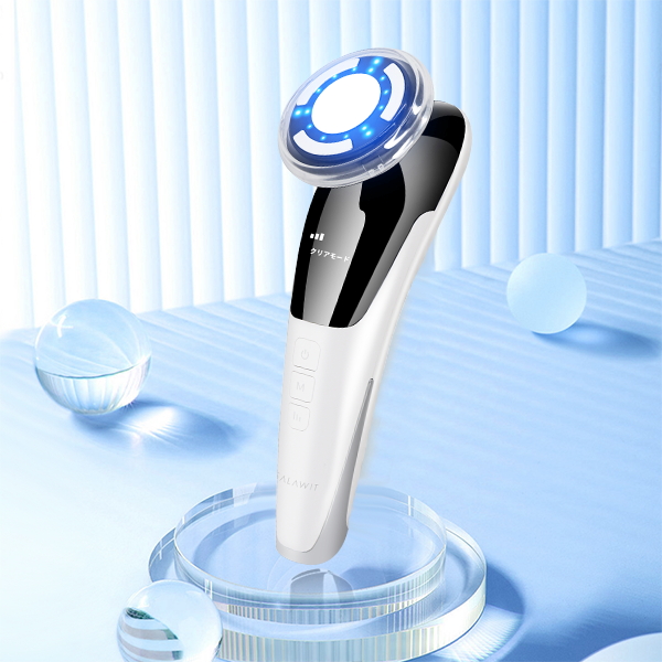 イオン導入美顔器 6色光 美顔器 イオン導入器 1台4役 超音波美顔器