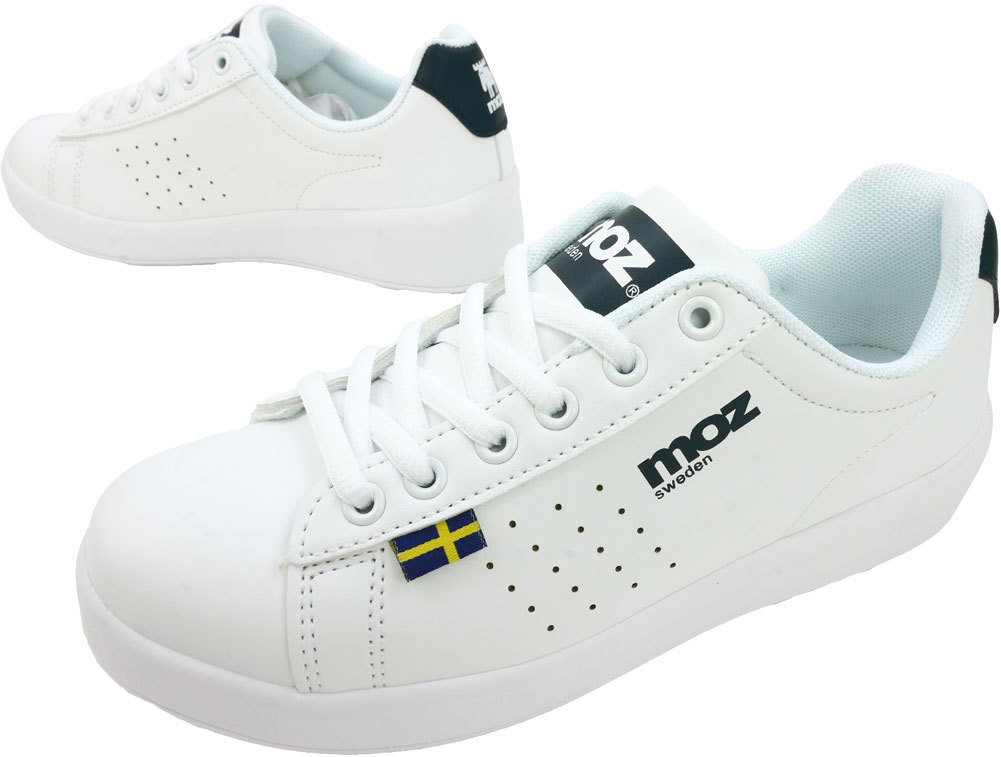 モズ MOZ レディース 厚底スニーカー ローカット コートスニーカー