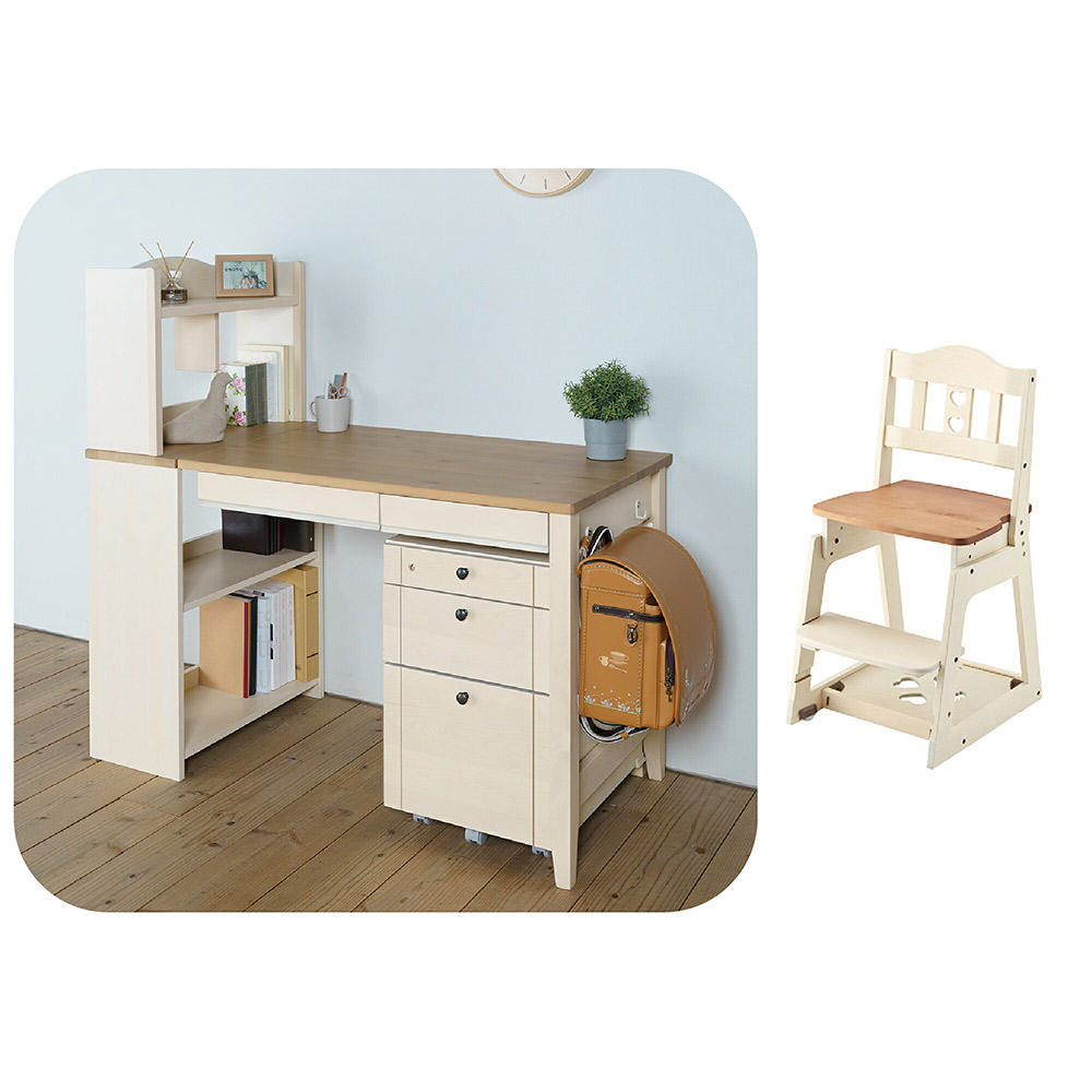 カモミール 学習家具セット 学習机 ＋ 学習チェア イトーキ GC