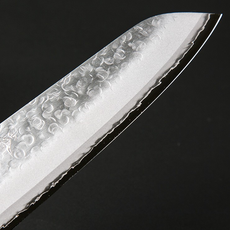 包丁 料理包丁 三徳 文化包丁 高村刃物 クロマックス 鎚目 170mm