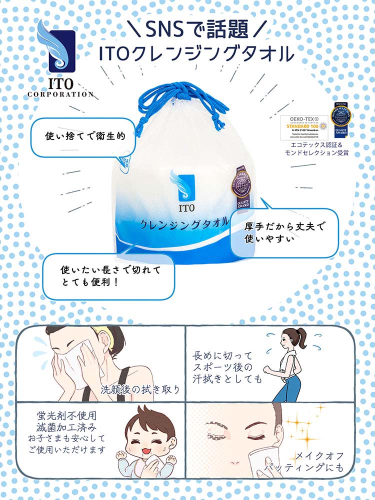 ITO クレンジングタオル ( 250g ) : 爽快ドラッグ - 通販 - Yahoo