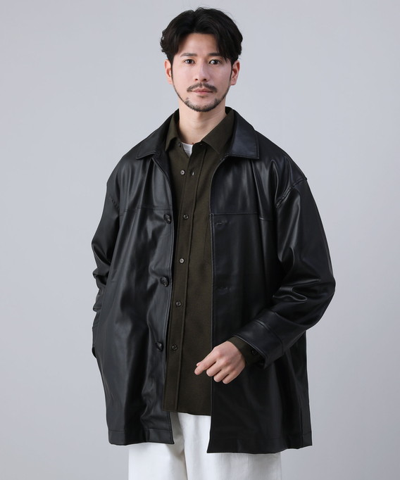 Audience（オーディエンス） ジャケット メンズ レザージャケット カー