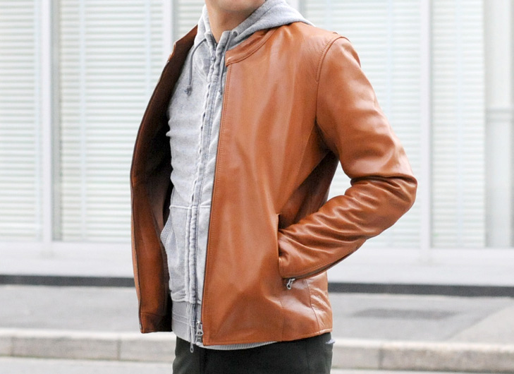 EVOLUTION（エボリューション） レザージャケット メンズ 本革