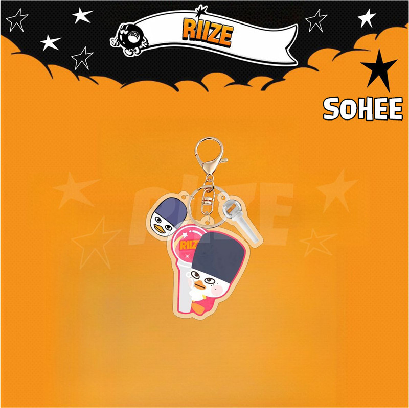 2番目半額 RIIZEグッズ キーリング アクリル ライズ キャラクター