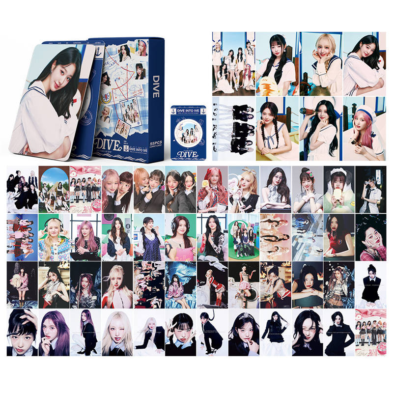 IVEグッズ フォト カード 55枚 セット トレカ アイヴ 写真 全員 フォト