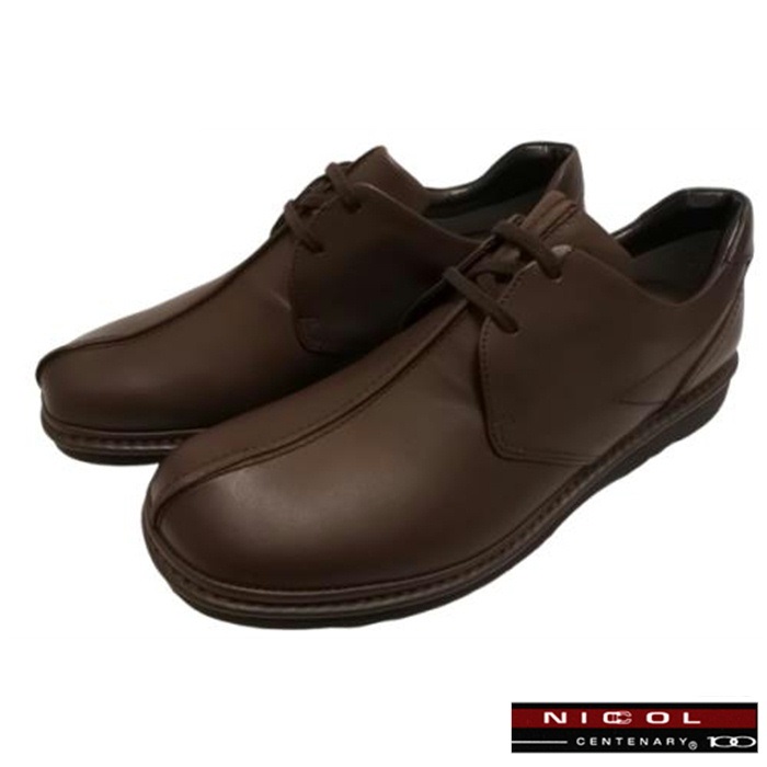 NICCOL CENTENARY 213 ダークブラウン センターシームウォーキング