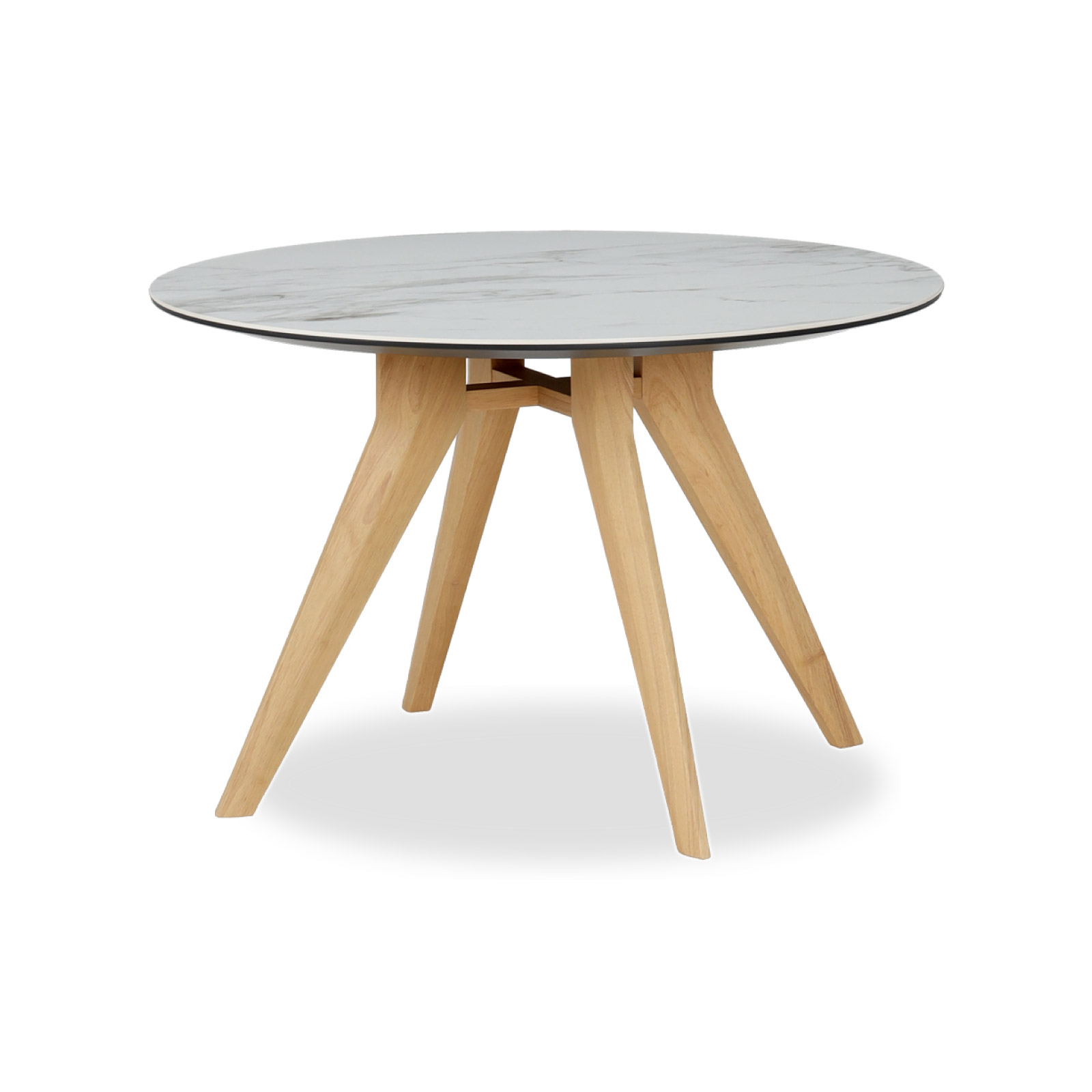 シギヤマ家具工業 ダイニングテーブル 円形 セラミック 天板 幅 110 cm