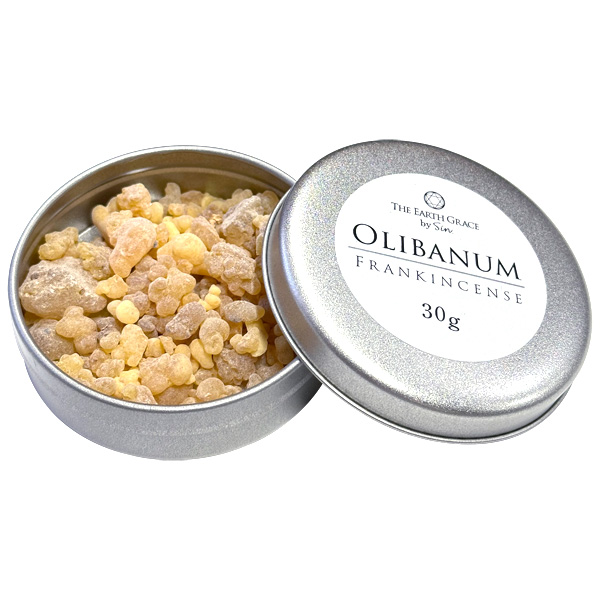フランキンセンス 天然乳香 30g 缶入り 天然樹脂香 お香 スマッジング