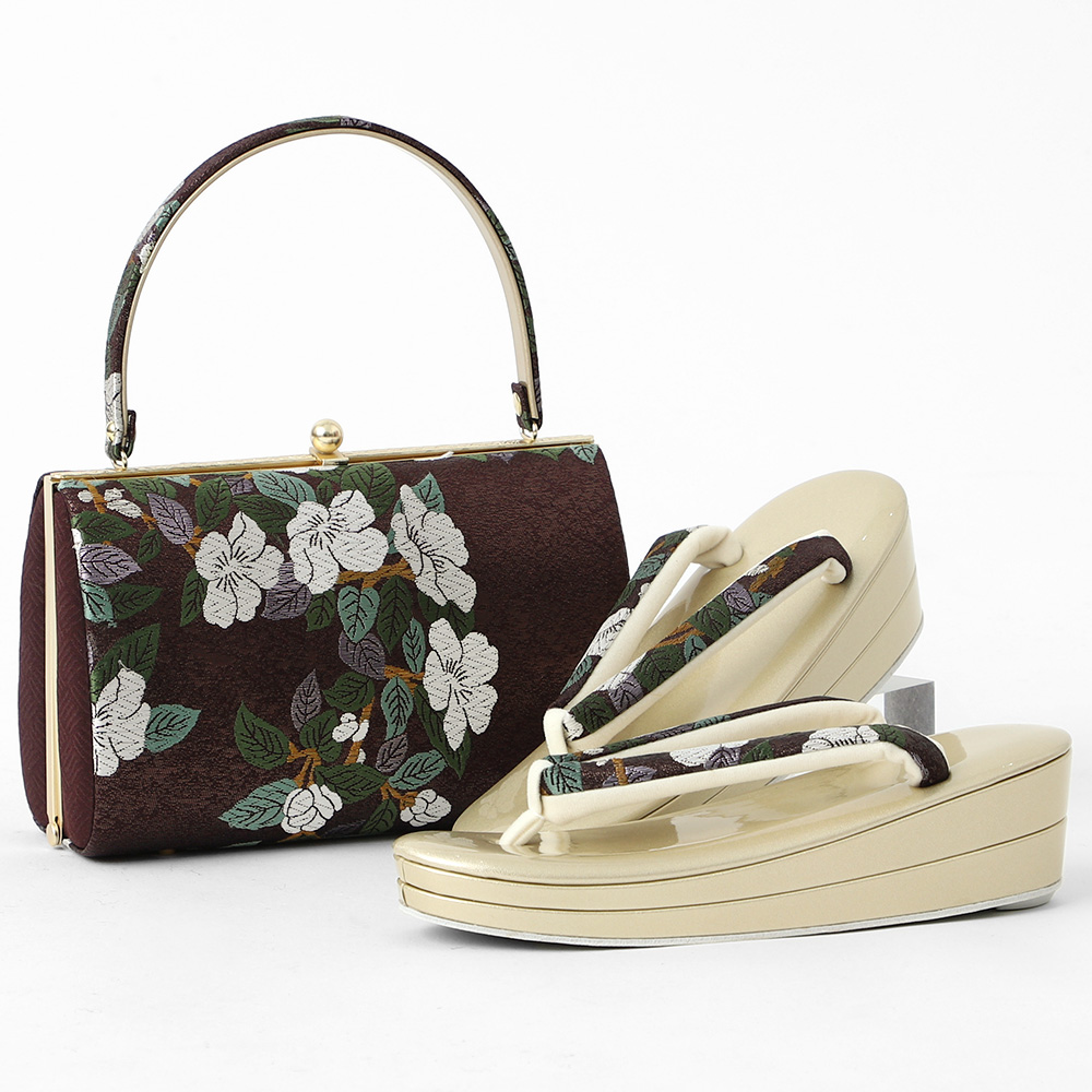 西陣織 草履バッグセット フォーマル 日本製 礼装 帯地 正絹 草履