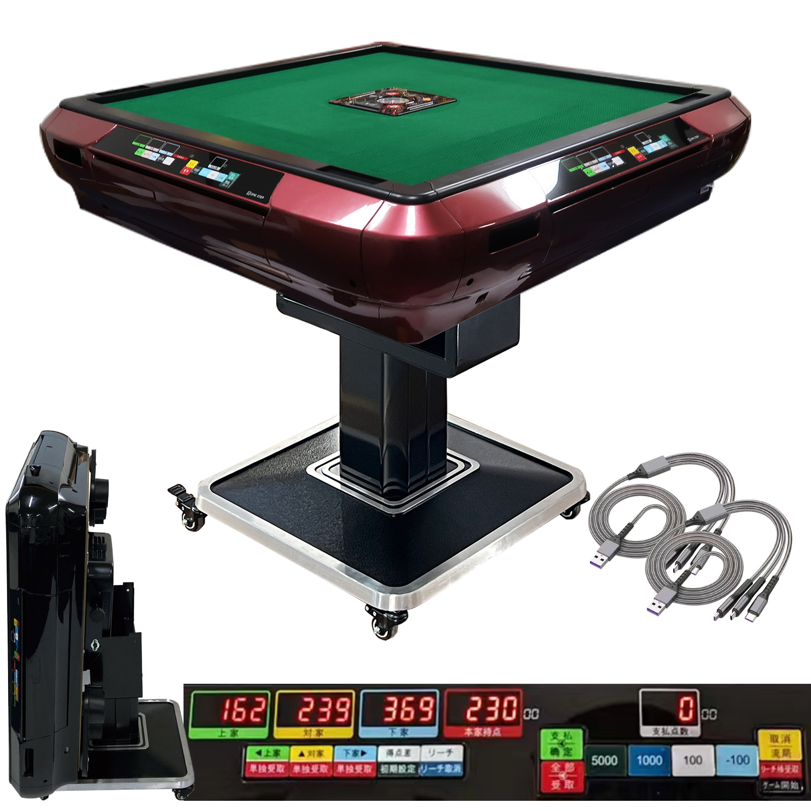 雀鳳（JONGHO） 全自動麻雀卓 点数表示 28mm 麻雀卓 全自動 折りたたみ