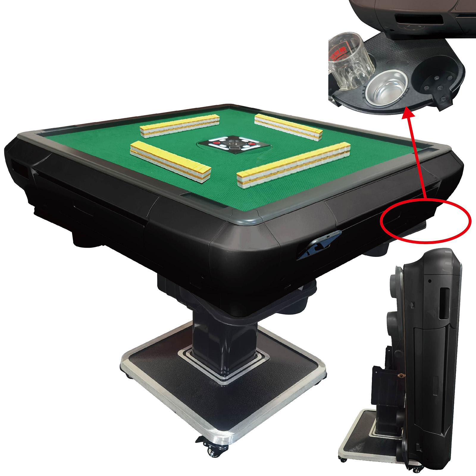 雀鳳（JONGHO） 全自動麻雀卓 28mm 麻雀卓 全自動 折りたたみ 家庭用