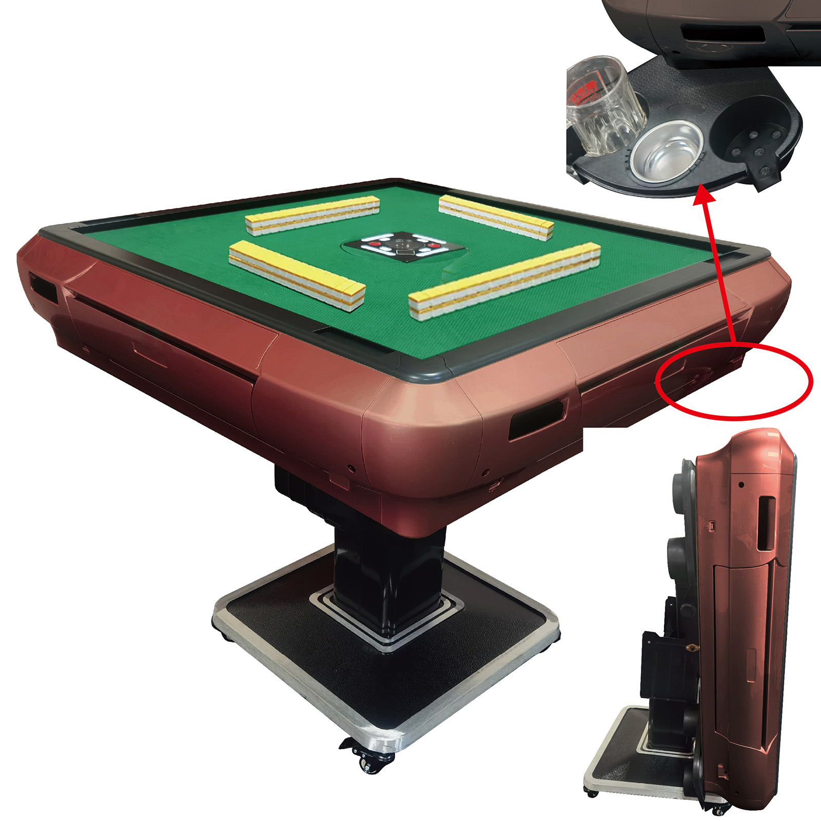 雀鳳（JONGHO） 全自動麻雀卓 28mm 麻雀卓 全自動 折りたたみ 家庭用