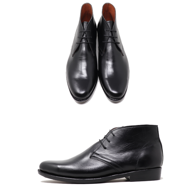 本革 メンズ チャッカブーツ レザーソール ビジネスシューズ デザート