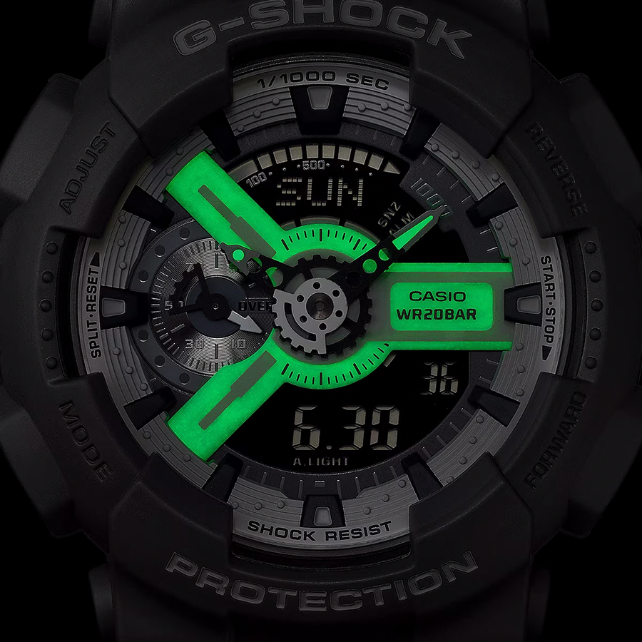 G-SHOCK HIDDEN GLOW 蓄光フェイス GA-110HD-8AJF メンズ 腕時計 電池