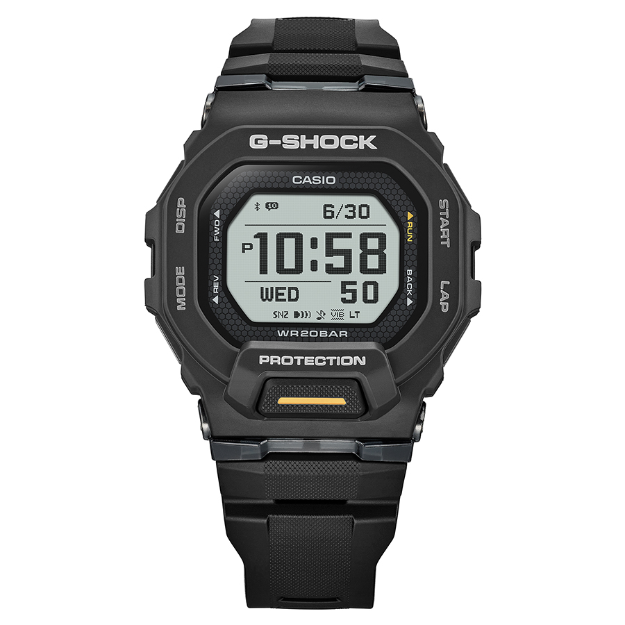 G-SHOCK G-SQUAD ポジティブ表示 MIP液晶 GBD-200-1A1JF メンズ 腕時計