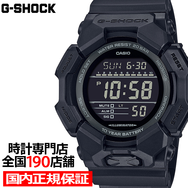 G-SHOCK 10年バッテリー ビッグケース オールブラック GD-010-1A1JF