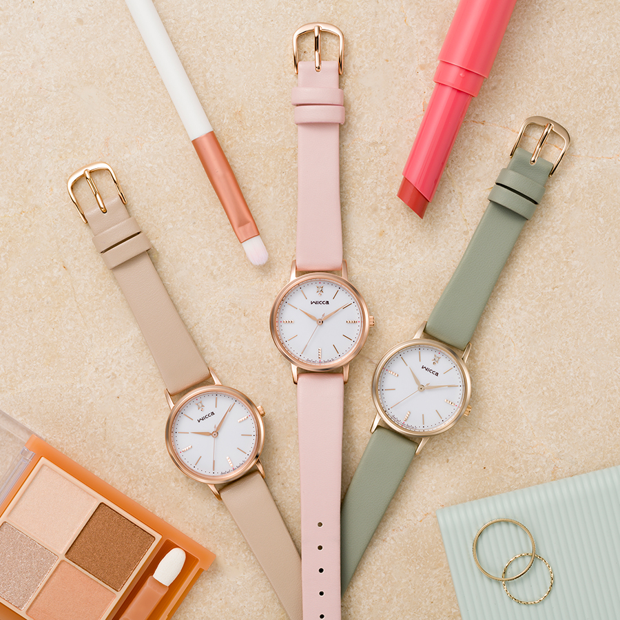 wicca（ウィッカ） シチズン ソーラー シンプルキュート KP5-166-14