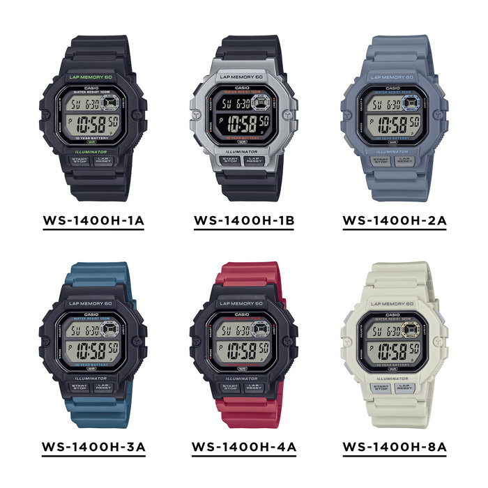 スポーツ デジタル 海外正規品 10年保証 CASIO SPORTS MEN カシオ WS