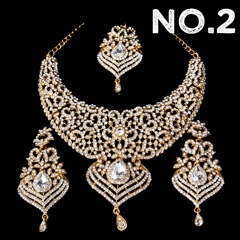 送料無料 ネックレス ピアス アクセサリー アクセサリーセット インド