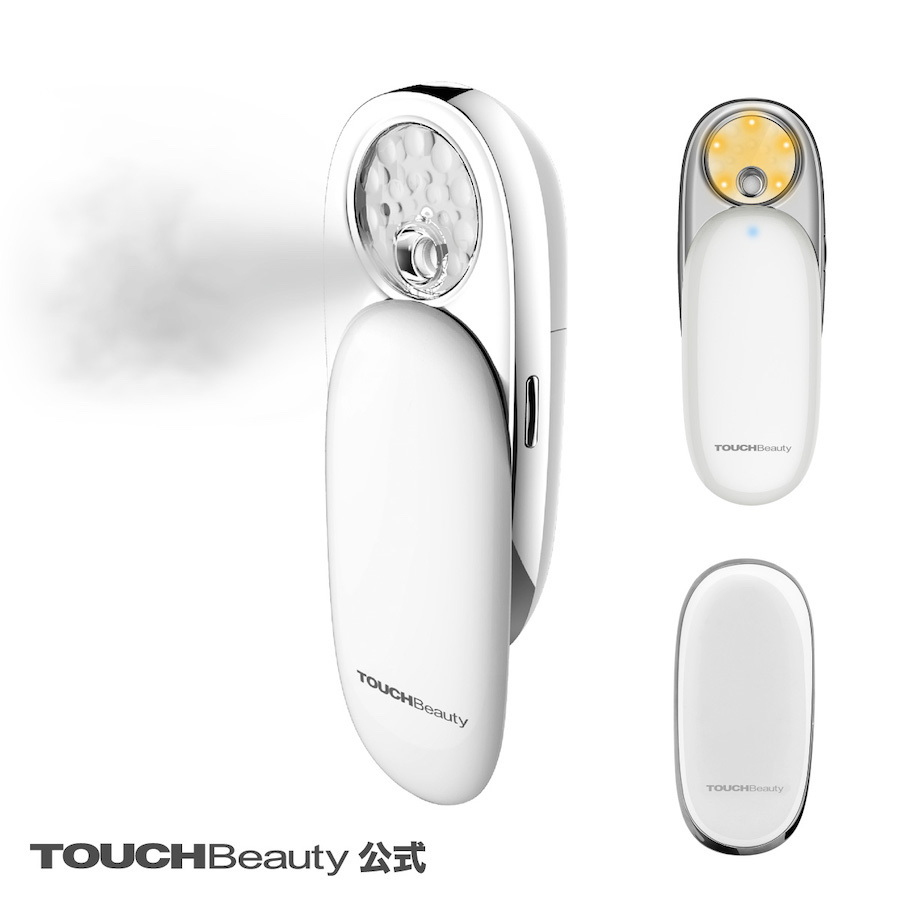 TOUCHBeauty ポータブルフェイシャルミスト ハンディミスト LED美顔器
