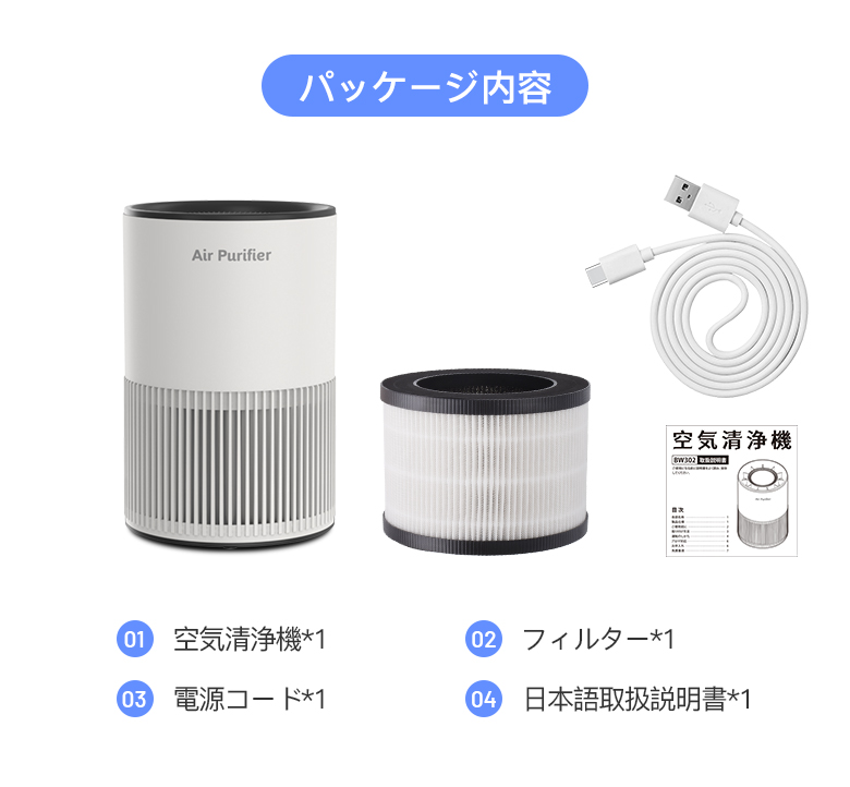 クーポンで4,233円！／空気清浄機 空気清浄器 3段階風速 小型 軽量