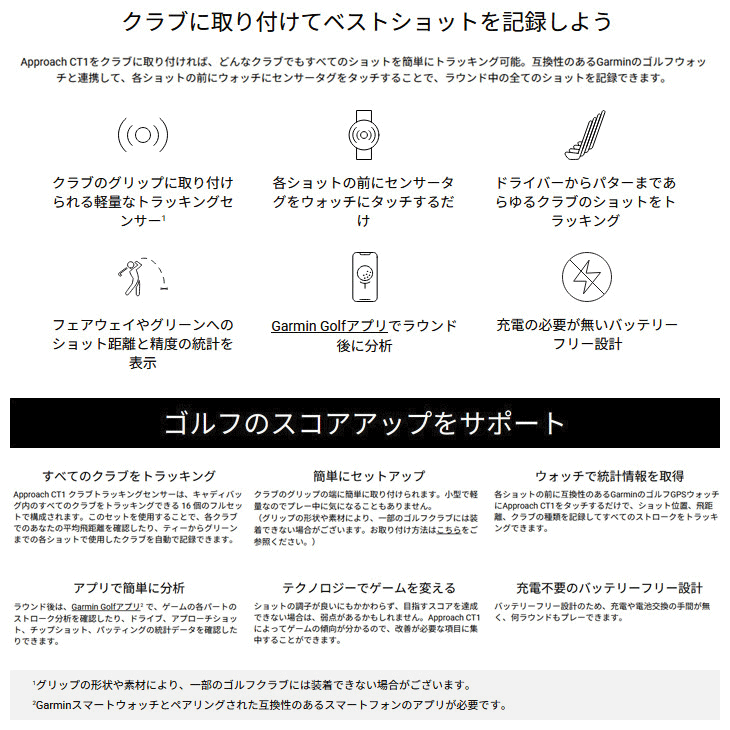 Approach ガーミン アプローチ CT1 トラッキングセンサー 16個セット