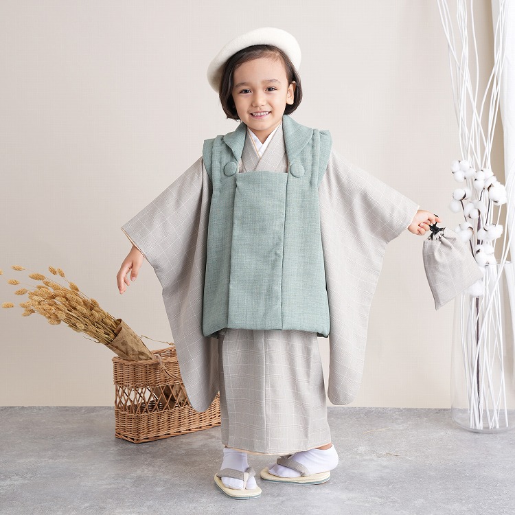 レンタル 七五三 3歳 男の子 フルセット utatane レトロ アンティーク