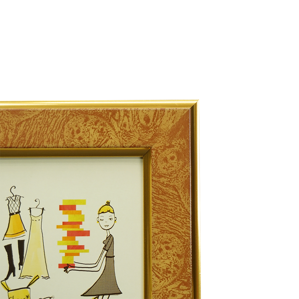 万丈（VANJOH） 名入れ ツインフレーム クラシック 2L判・L判 写真立て