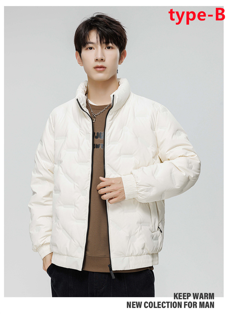 COMME des FUCKDOWN スタジャン ブルゾン ベージュ/ホワイト COMME des