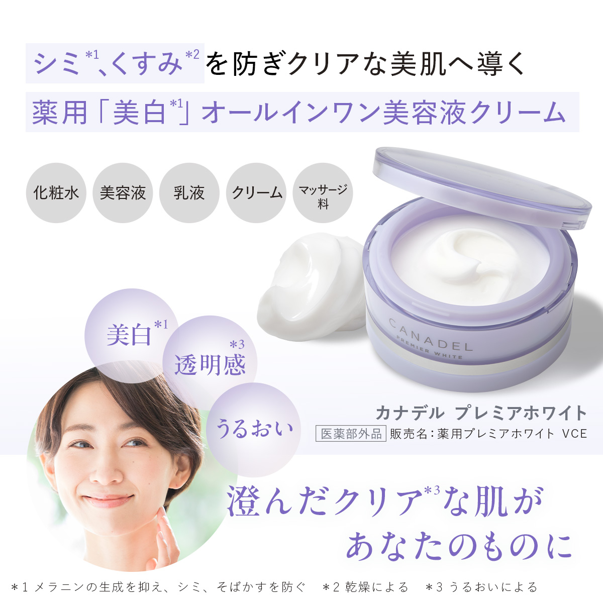 CANADEL 【医薬部外品 シミの元に先手アプローチ】 薬用プレミア