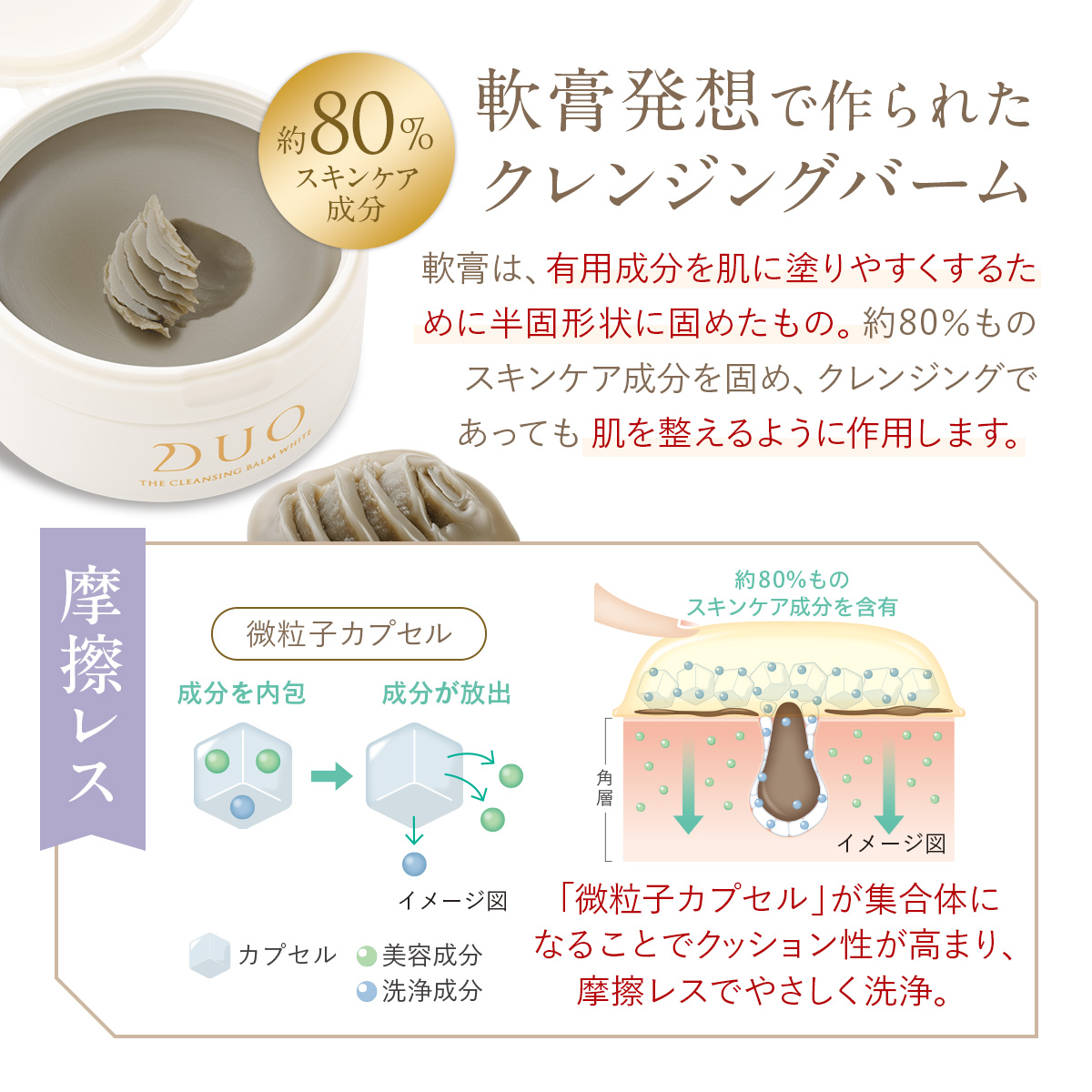 DUO（デュオ） 【くすみケア*】 ザ クレンジングバーム 90g ホワイト