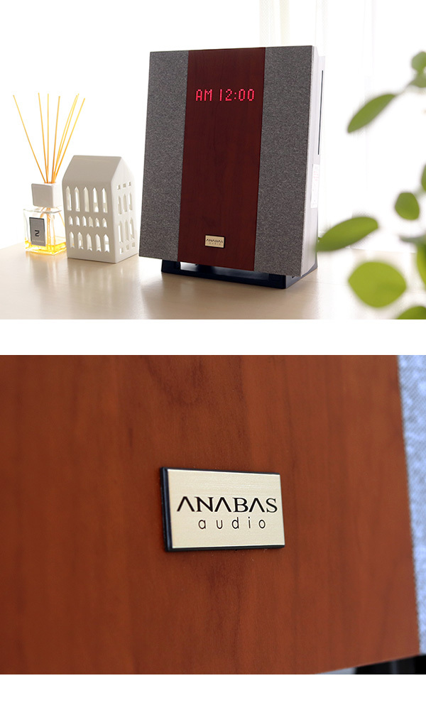 ANABAS（アナバス） CDプレーヤー ワイヤレス スピーカー オーディオ