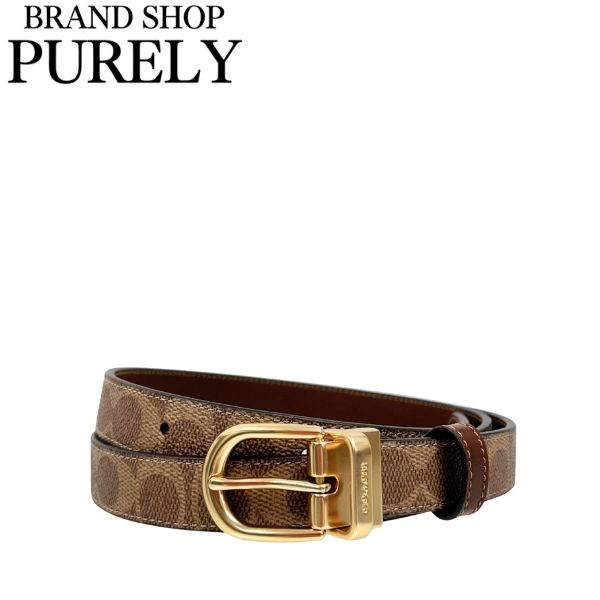 COACH（コーチ） 国内発送 ベルト レディース 小物 25MM シグネチャー