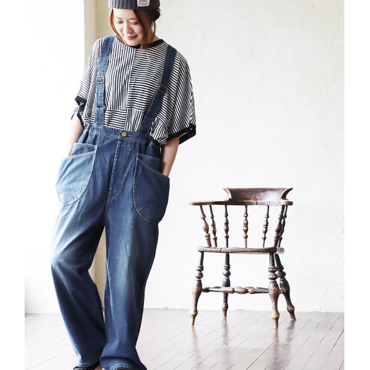 PATY cafetty カフェッティ サロペット オーバーオール パンツ ワイド