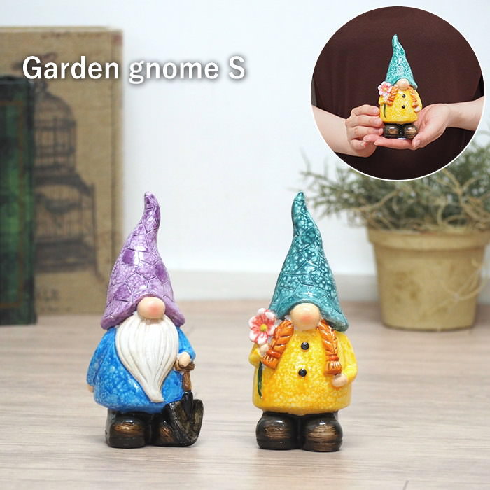 小人 オブジェ 置物 ノーム ガーデン 妖精 インテリア 飾り 雑貨 屋外