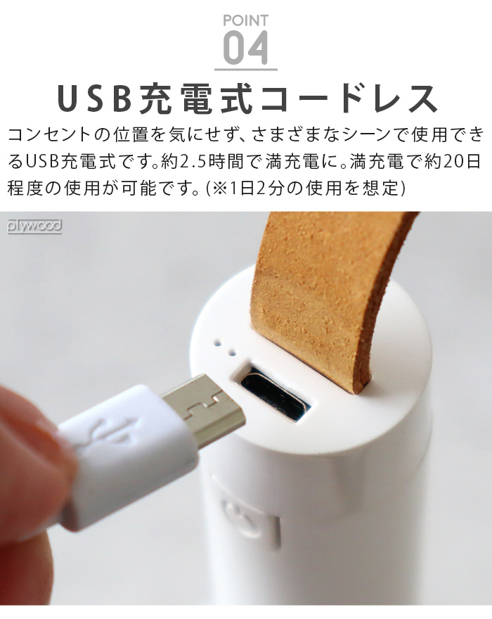卓上クリーナー 充電 vaccumi デスク USB充電 Type-A バキューミ ミニ