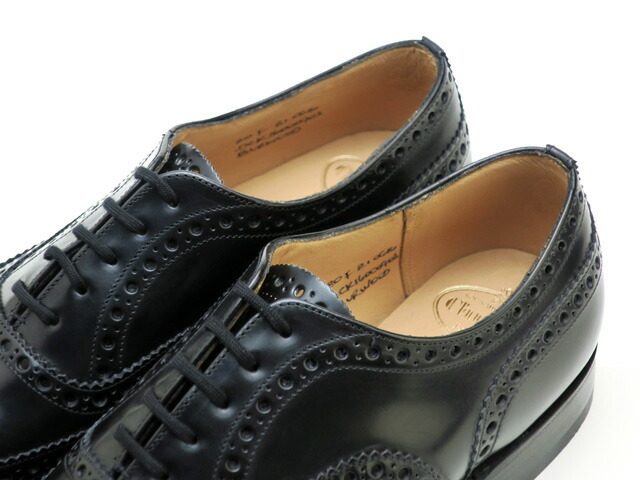 Church's（チャーチ） 靴 バーウッド ブラック ウィングチップ