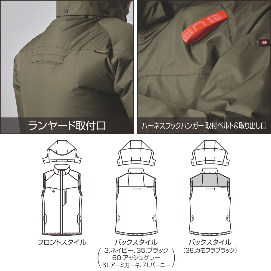 2025年モデル バートル エアークラフト サイドファン ベストセット