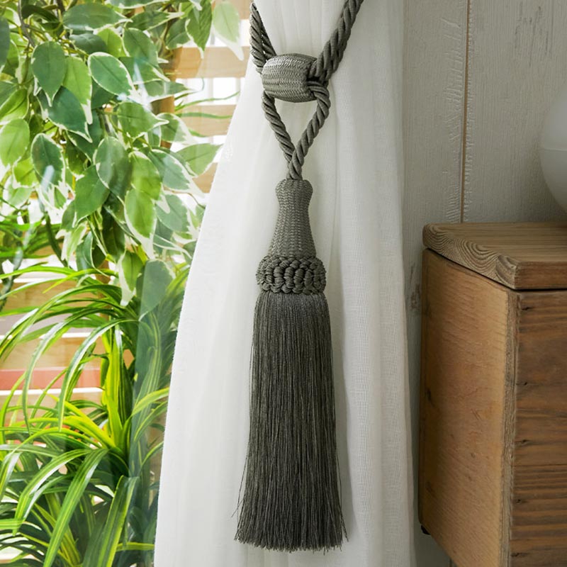 グラムスタイル 在庫処分 特価 カーテンタッセル ロープ 2本セット