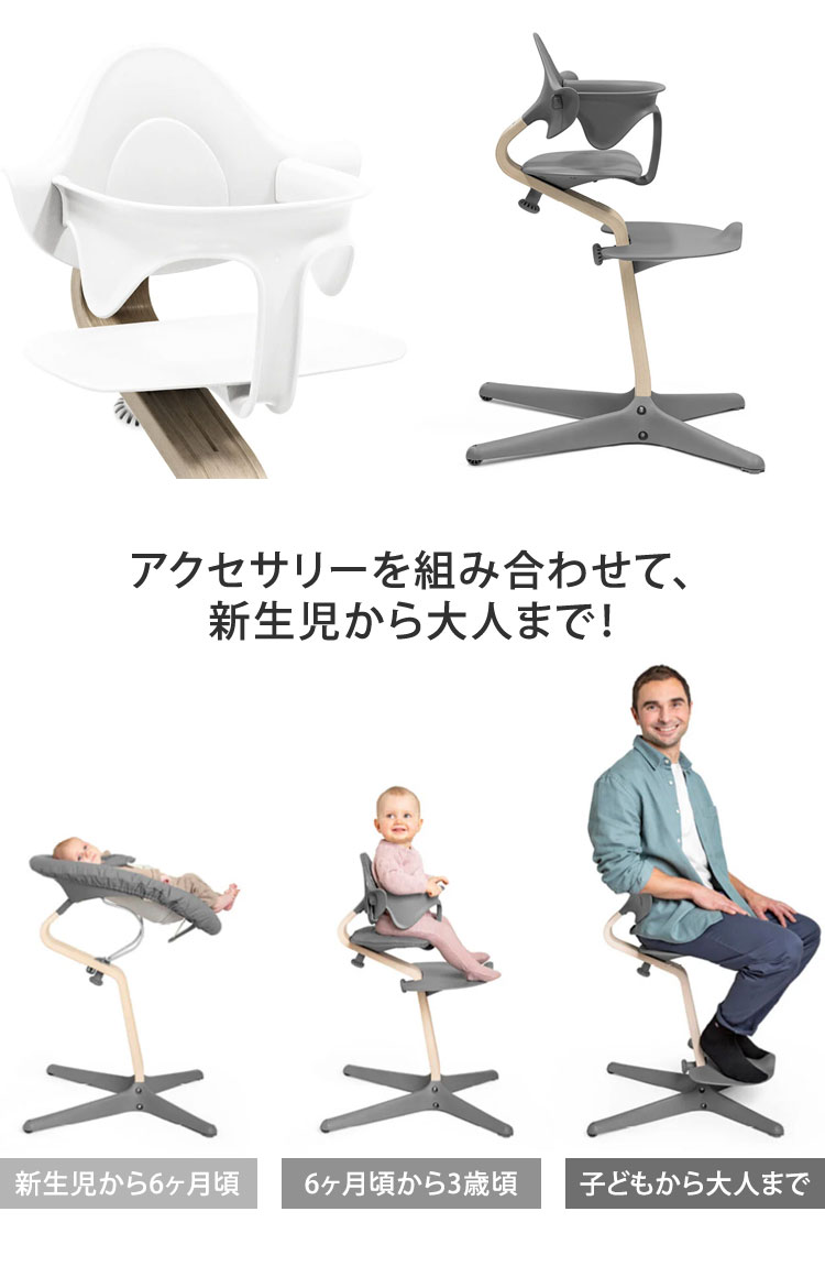 ストッケ ノミ ベビーセット ノミチェア Nomiチェア アクセサリー