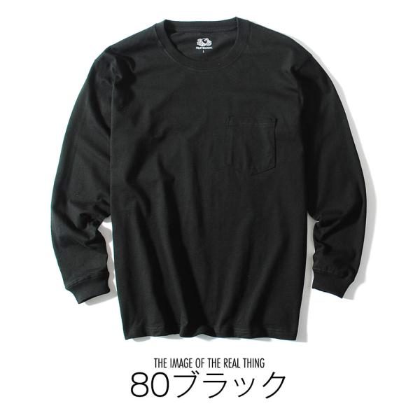 FRUIT OF THE LOOM（フルーツオブザルーム） ポケットロンT 長袖T