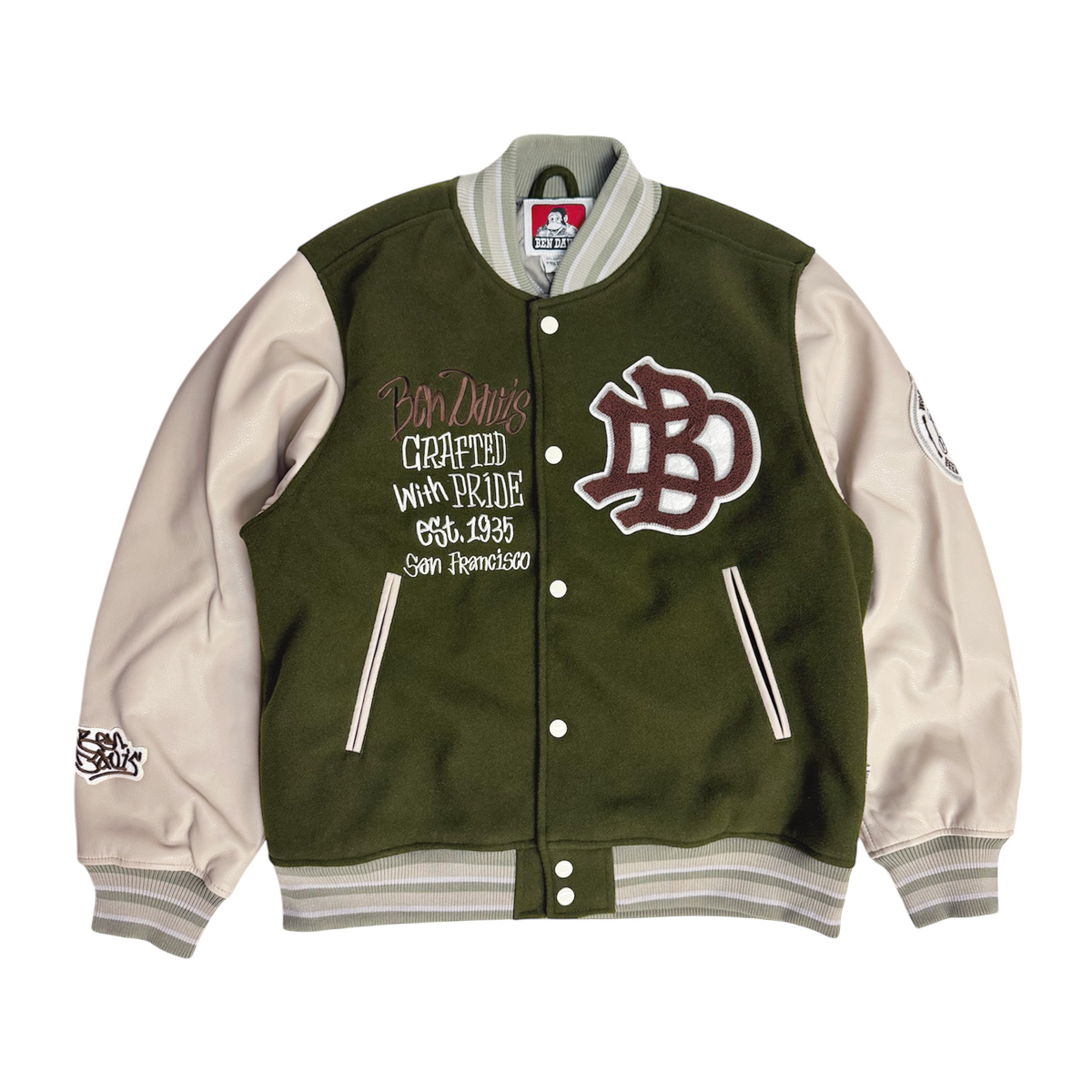 BEN DAVIS（ベンデイビス） スタジャン サガラ刺繍 ワッペン